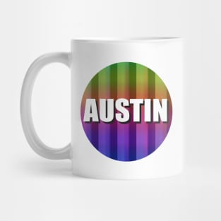 Austin Texas Rainbow Mug